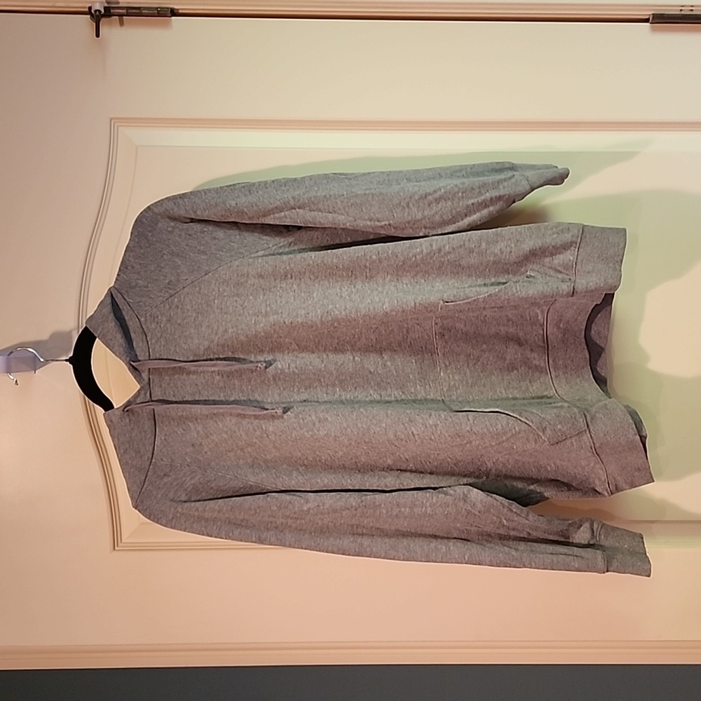 Womens Torrid Solid Gray Pullover Hoodie Sweatshirt 1X